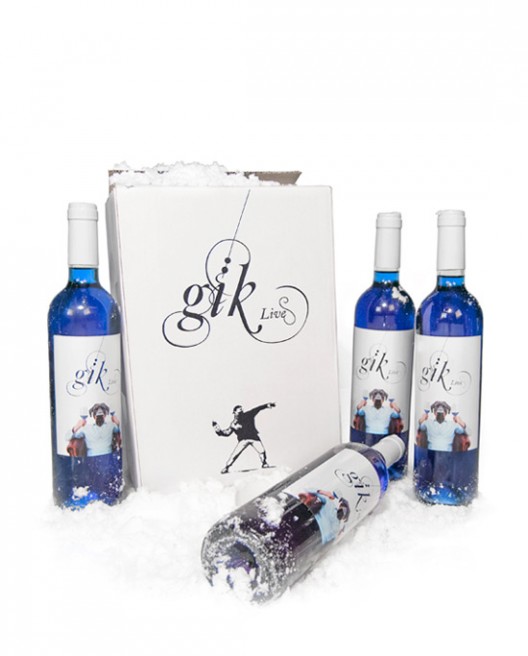 blue wine, gik blå bin